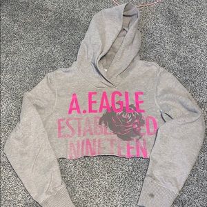 Cropped American Eagle hoodie